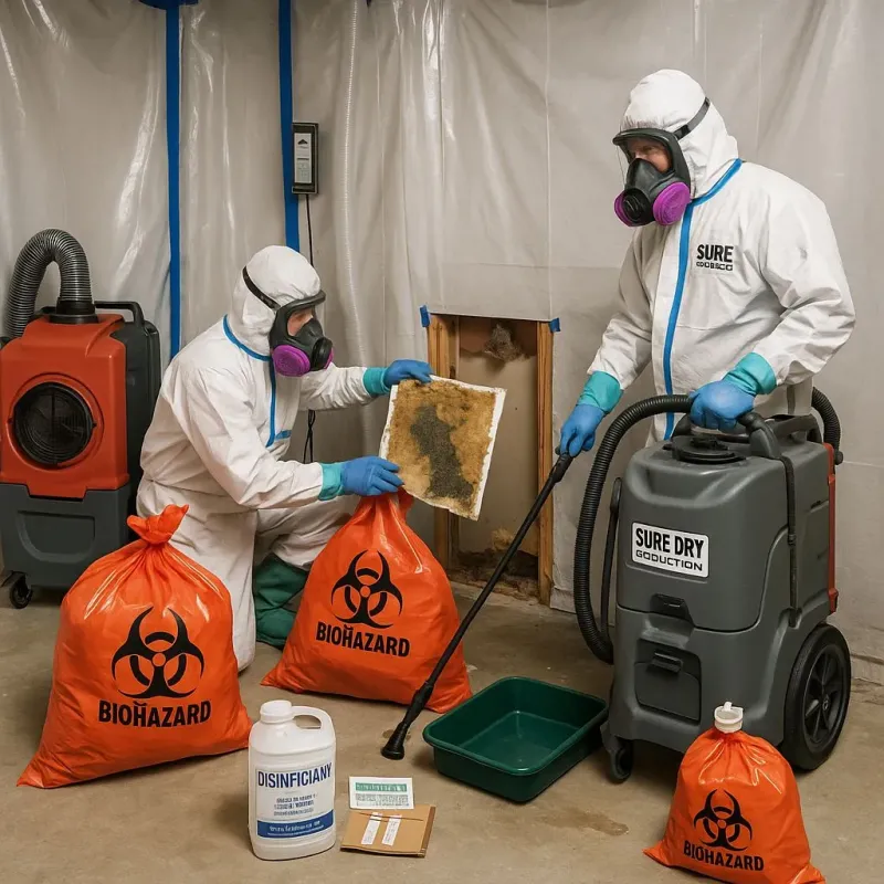Contaminated Water Handling Protocols process in Inkerman, PA