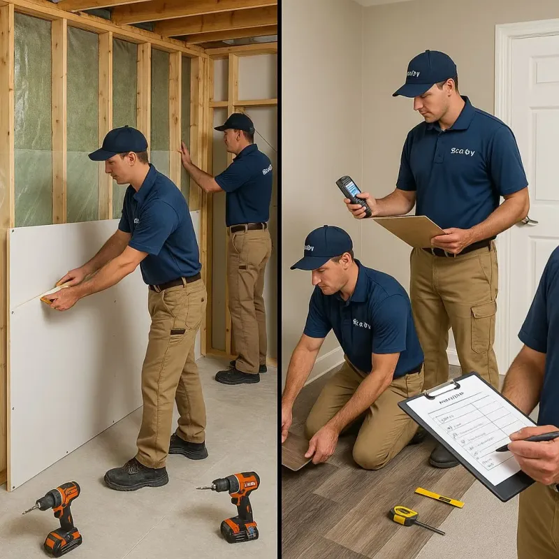 Repairs and Reconstruction process in Inkerman, PA