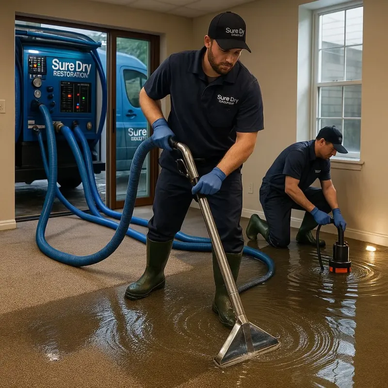 Water Extraction and Removal process in Inkerman, PA
